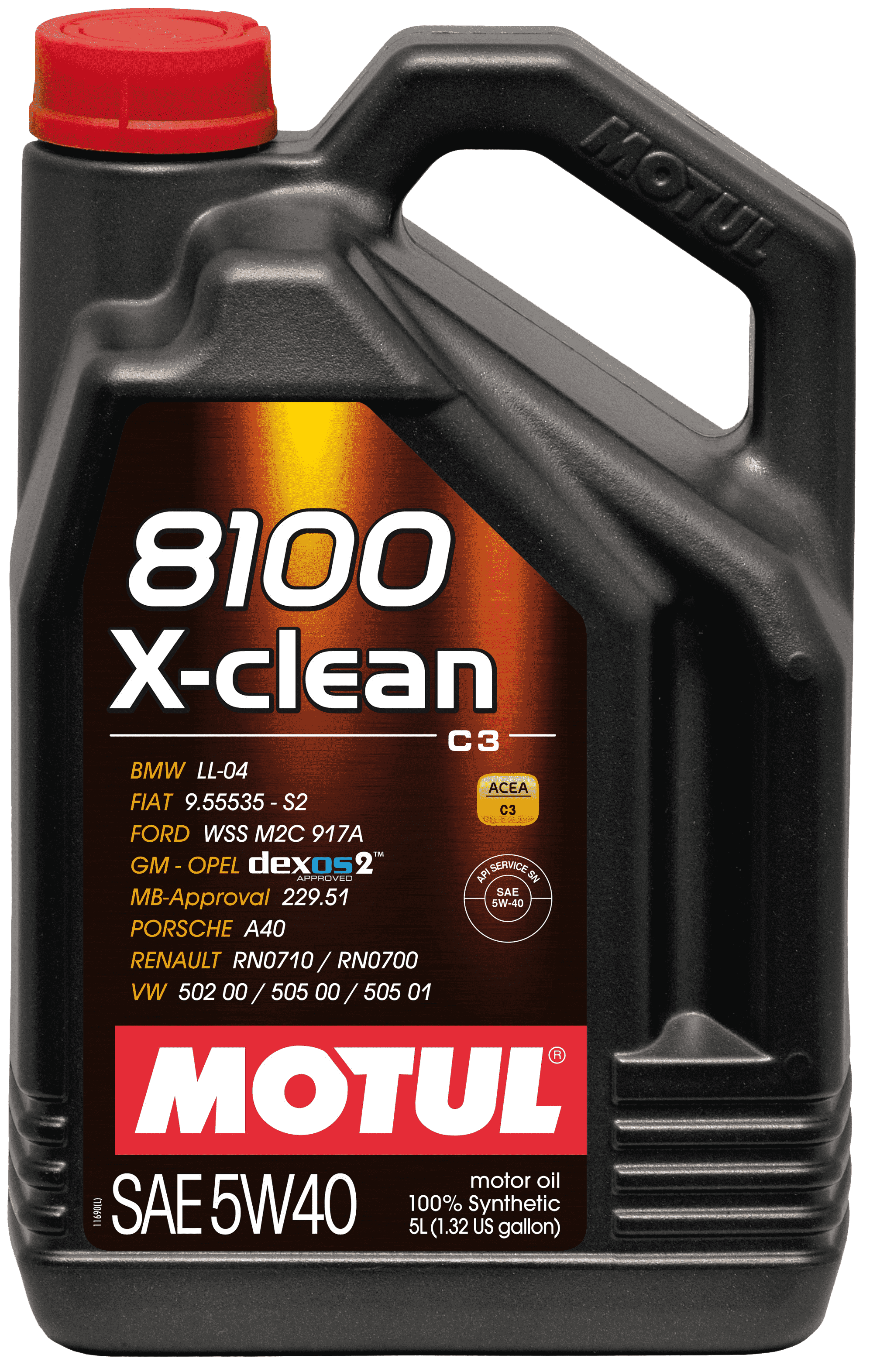 Моторное масло Motul 8100 X-CLEAN 5W-40, 5л